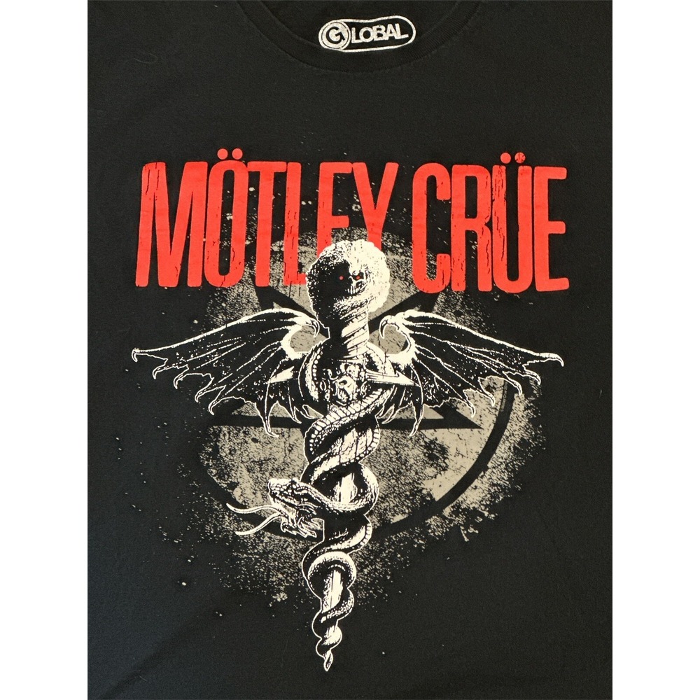 Motley Crue Dr Feelgood Tshirt 2019 Global Merchandising Services Size Medium
